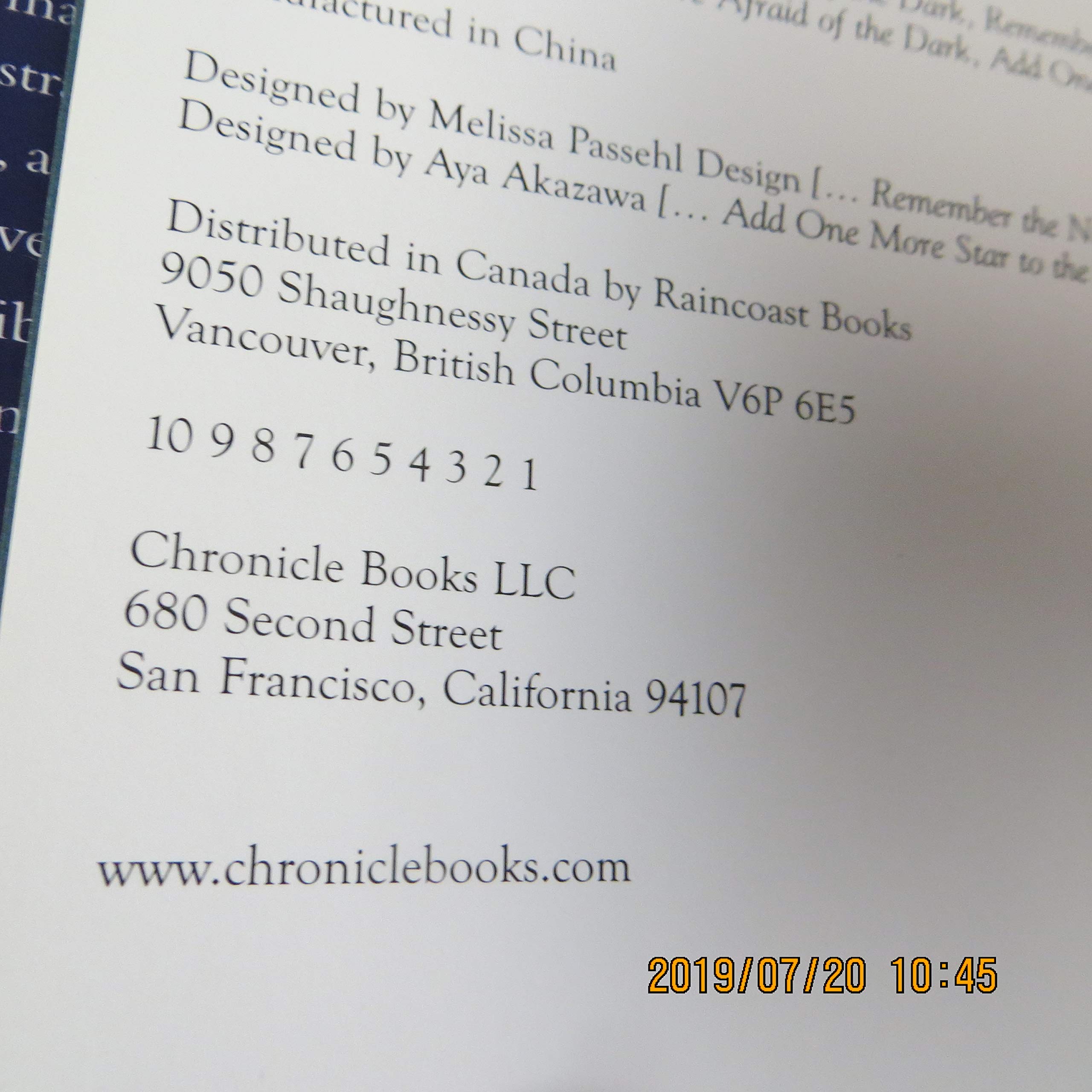 If You're Afraid of the Dark, Remember the Night Rainbow/Add One More Star to the Night,Used