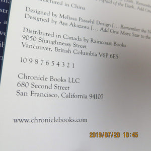 If You're Afraid of the Dark, Remember the Night Rainbow/Add One More Star to the Night,Used