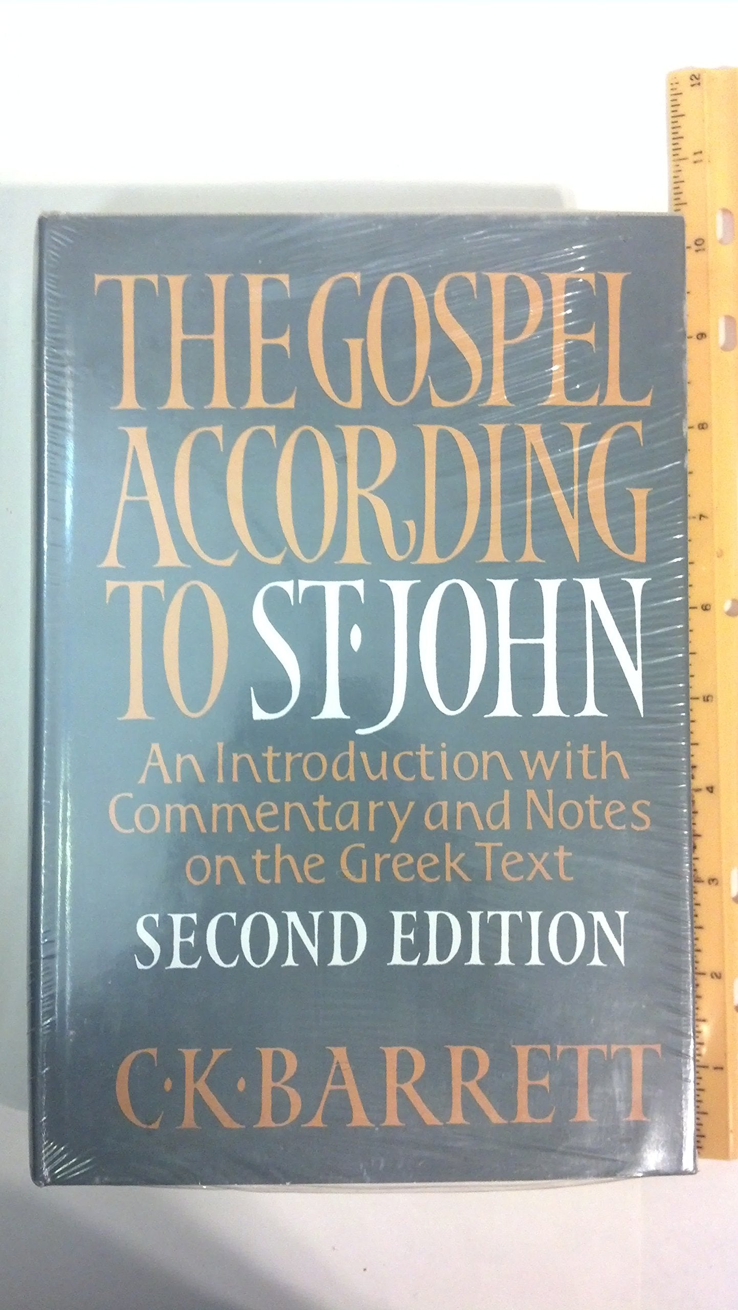 Gospel According to St. John: An Introduction With Commentary and Notes on the Greek Text,Used