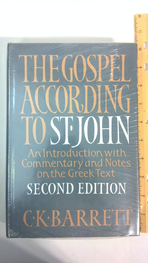 Gospel According to St. John: An Introduction With Commentary and Notes on the Greek Text,Used