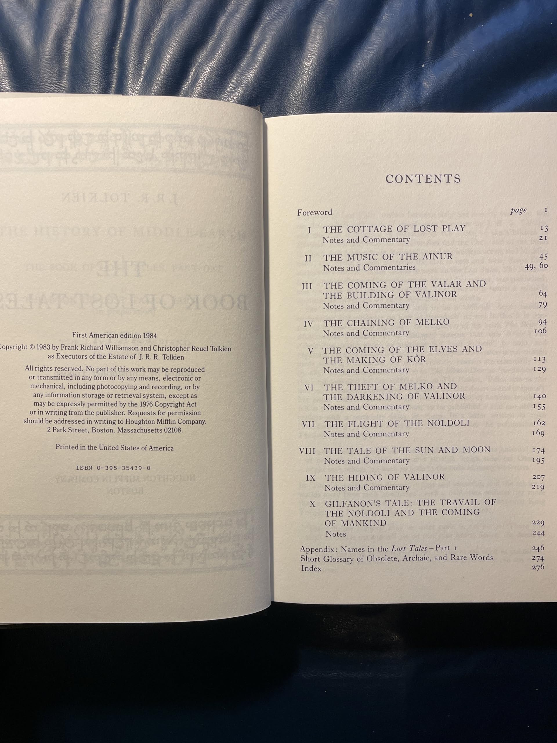 The Book Of Lost Tales (History Of Middleearth),Used