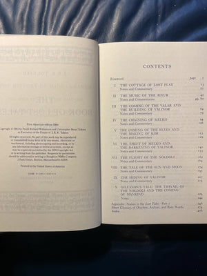 The Book Of Lost Tales (History Of Middleearth),Used
