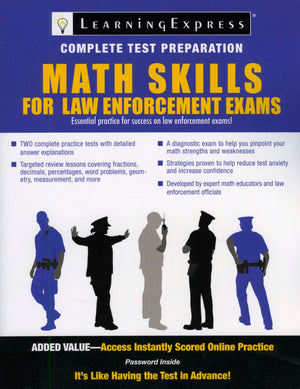 Math Skills for Law Enforcement Exams,Used