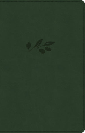 NASB Large Print Personal Size Reference Bible, Olive LeatherTouch, Indexed, Red Letter, Presentation Page, CrossReferences, Fu,Used