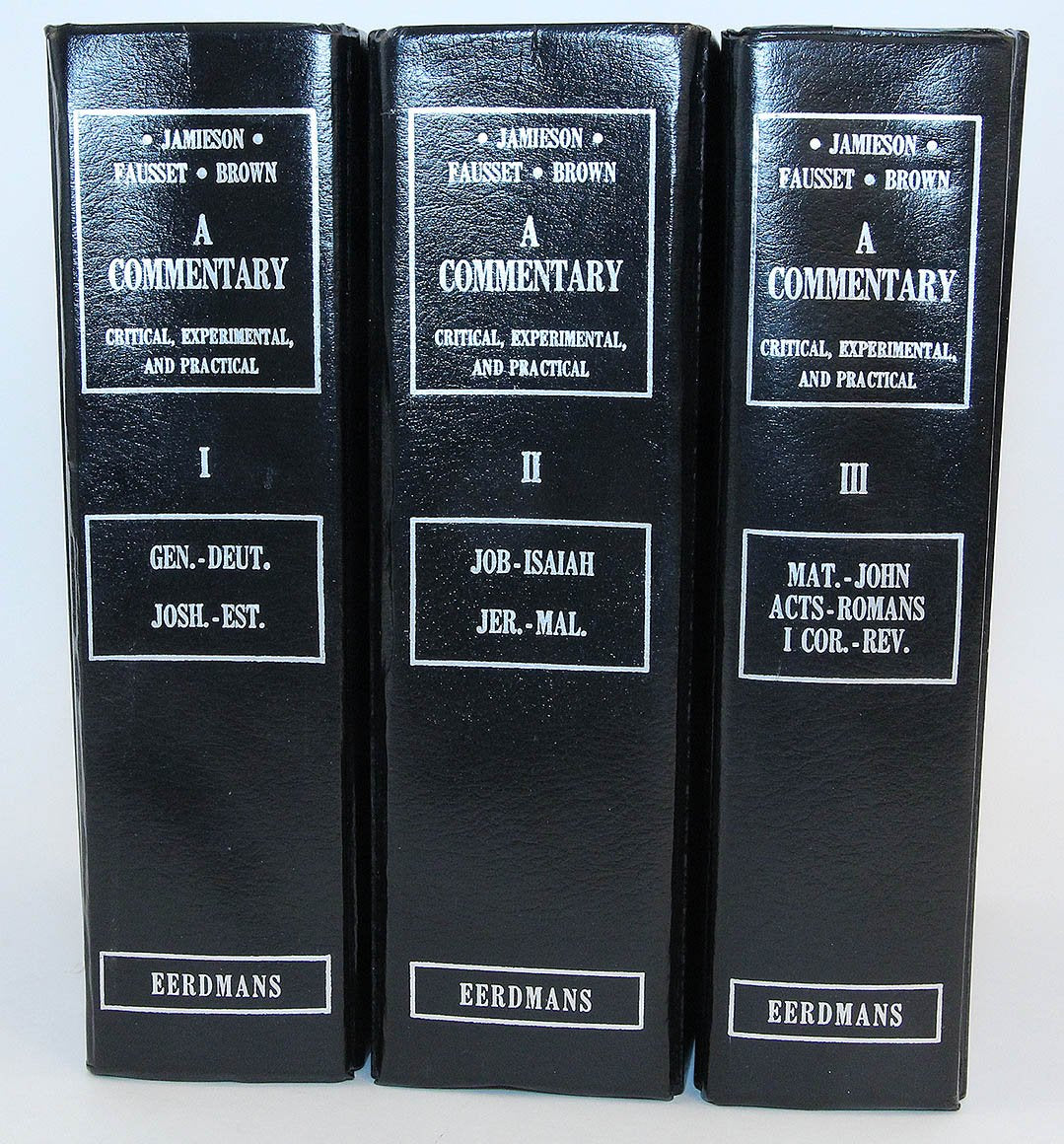A Commentary: Critical, Experimental, and Practical on the Old and New Testaments (3 Volume Set),Used