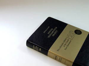 Holy Bible: Nestle Aland 28Th Revised Ed Of The Greek New Testament, Flexisoft Edtion, Black, Imitation Leather