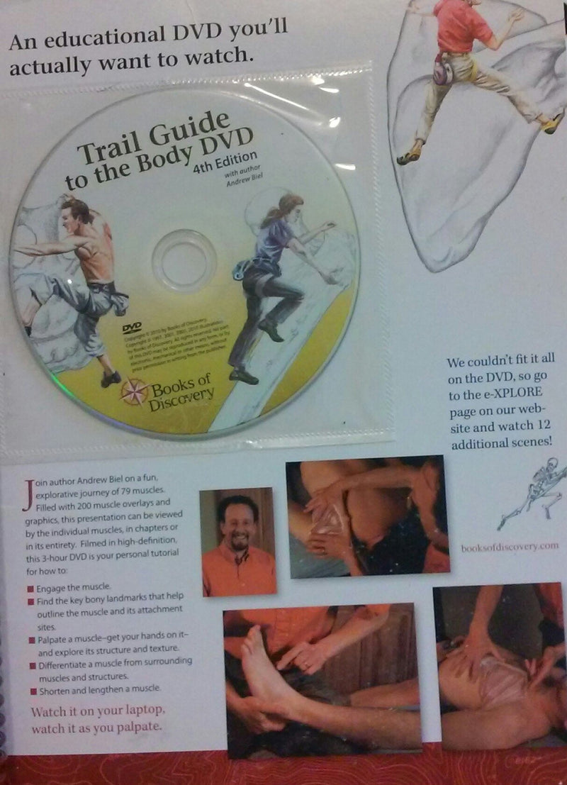 Trail Guide To The Body: A Handson Guide To Locating Muscles, Bones, And More,New
