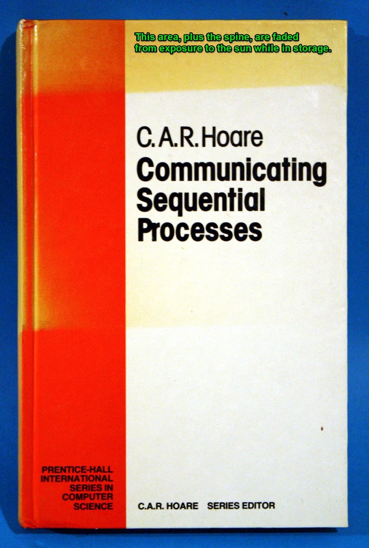 Communicating sequential processes (PrenticeHall International series in computer science),New