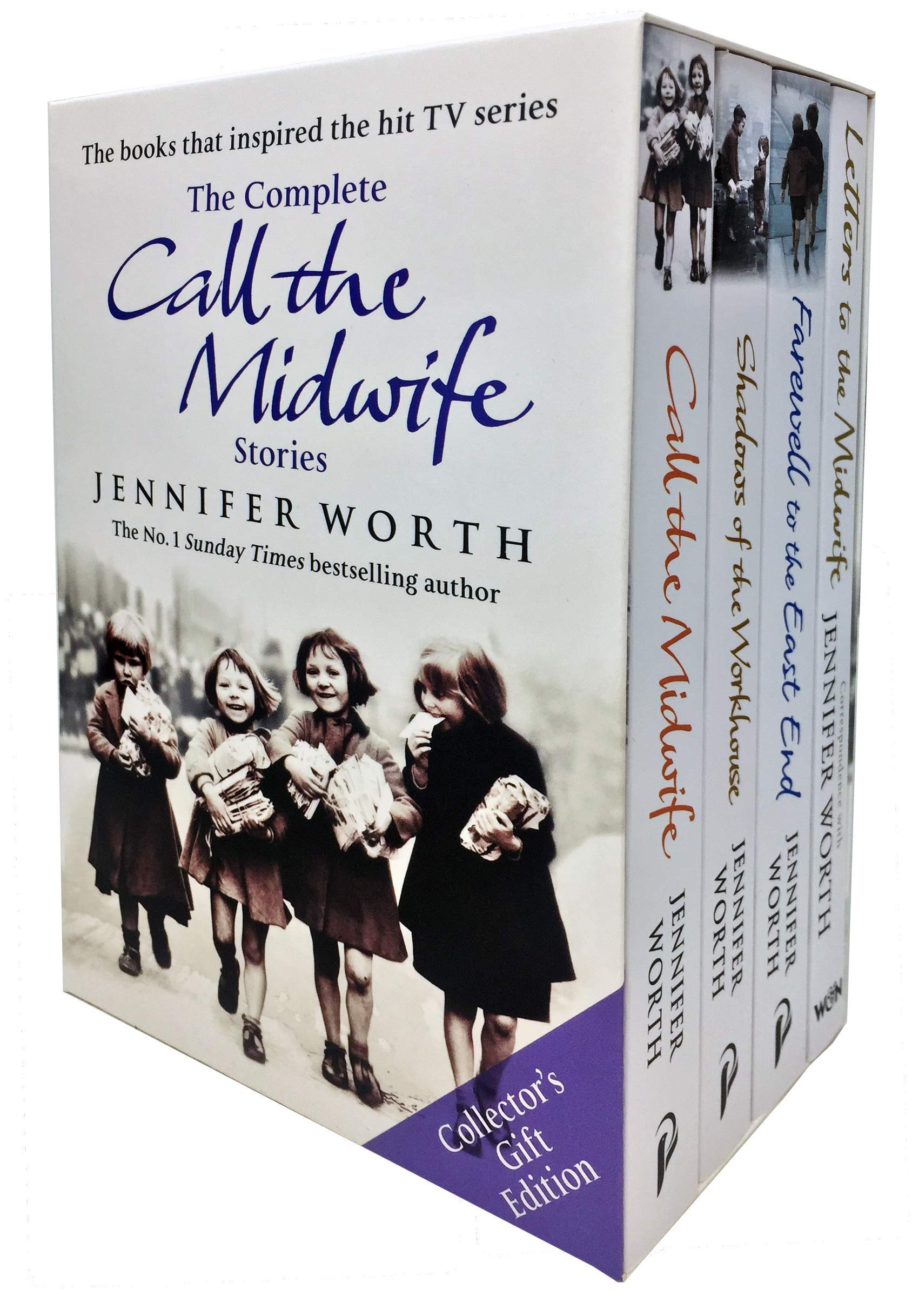 The Complete Call The Midwife Stories Jennifer Worth 4 Books Collector'S Giftedition (Shadows Of The Workhouse, Farewell To The