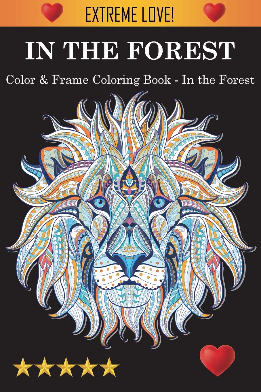 Color & Frame Coloring Book  In The Forest,Used