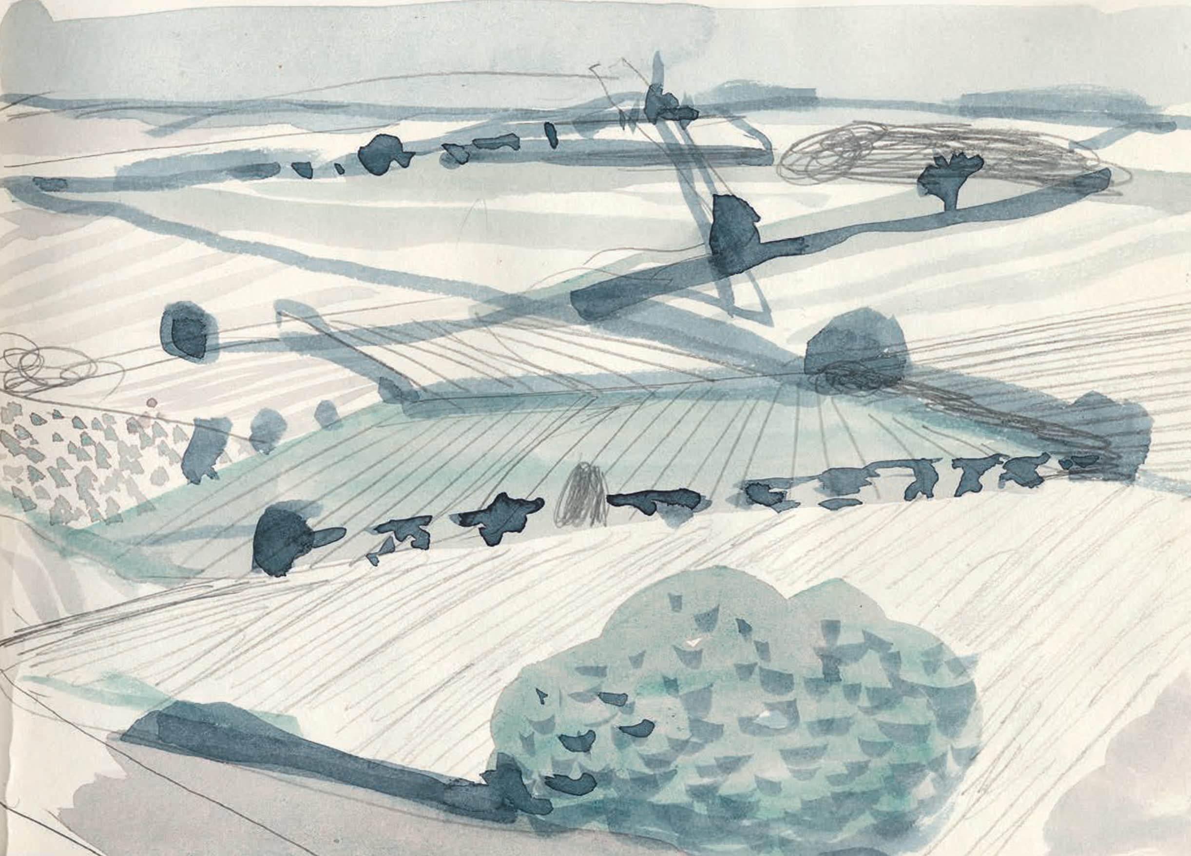 David Hockney: A Yorkshire Sketchbook,Used