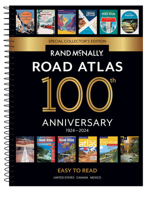 Rand Mcnally 2024 Midsize Easy To Read  100Th Anniversary Collectors Edition,New