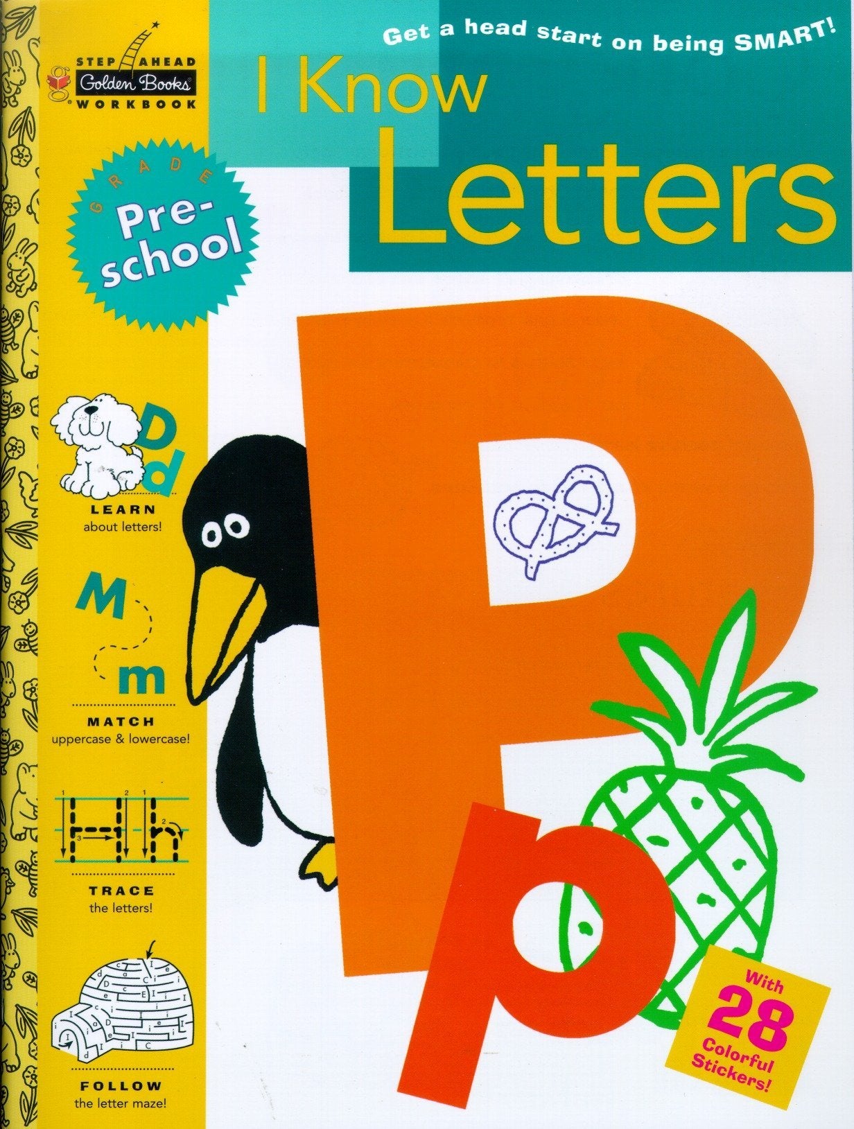 I Know Letters (Preschool) (Step Ahead Golden Books Workbooks),Used