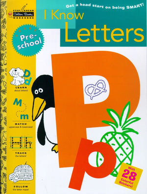 I Know Letters (Preschool) (Step Ahead Golden Books Workbooks),Used