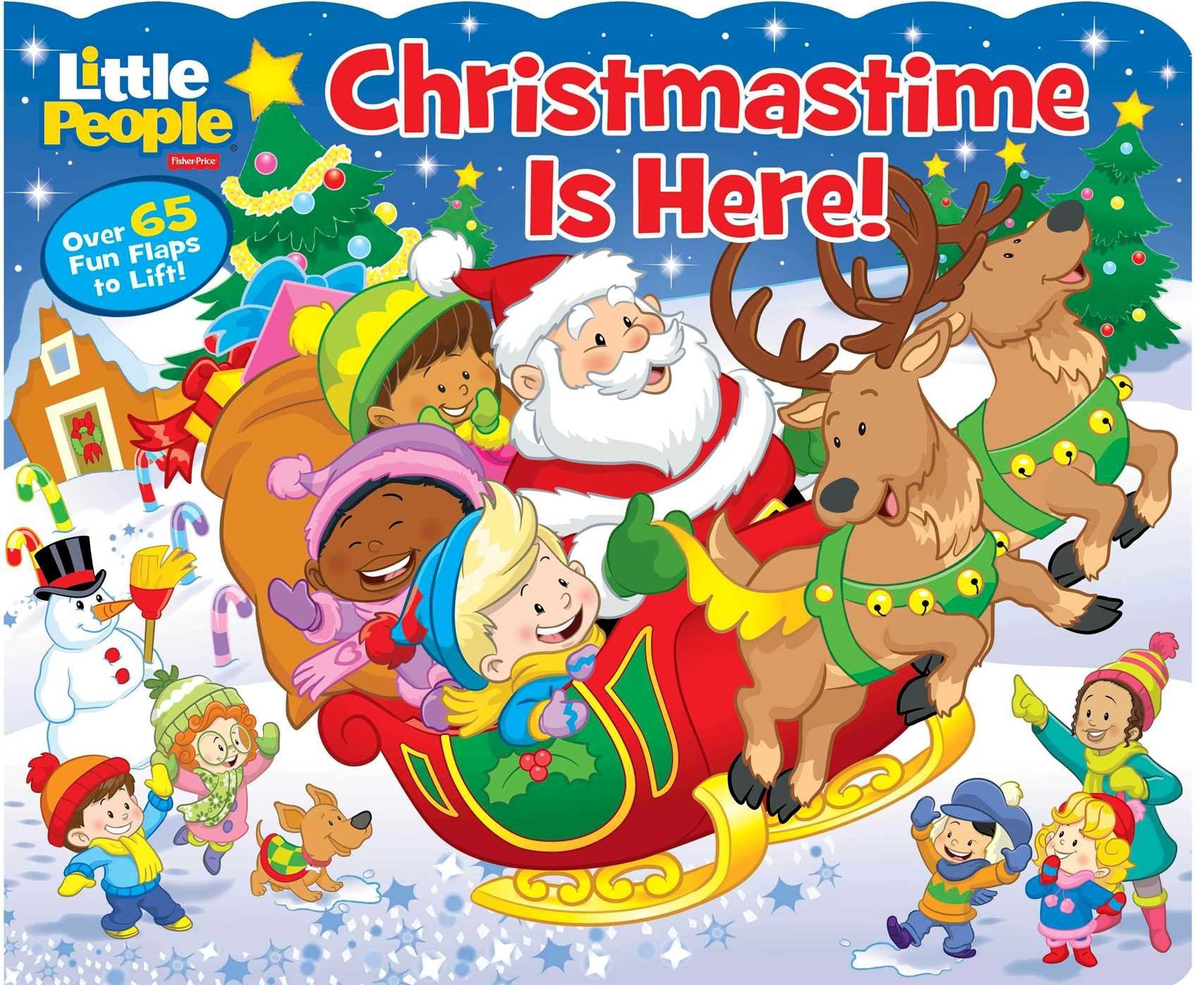 FisherPrice Little People: Christmastime Is Here! (Fisher Price LifttheFlap),Used