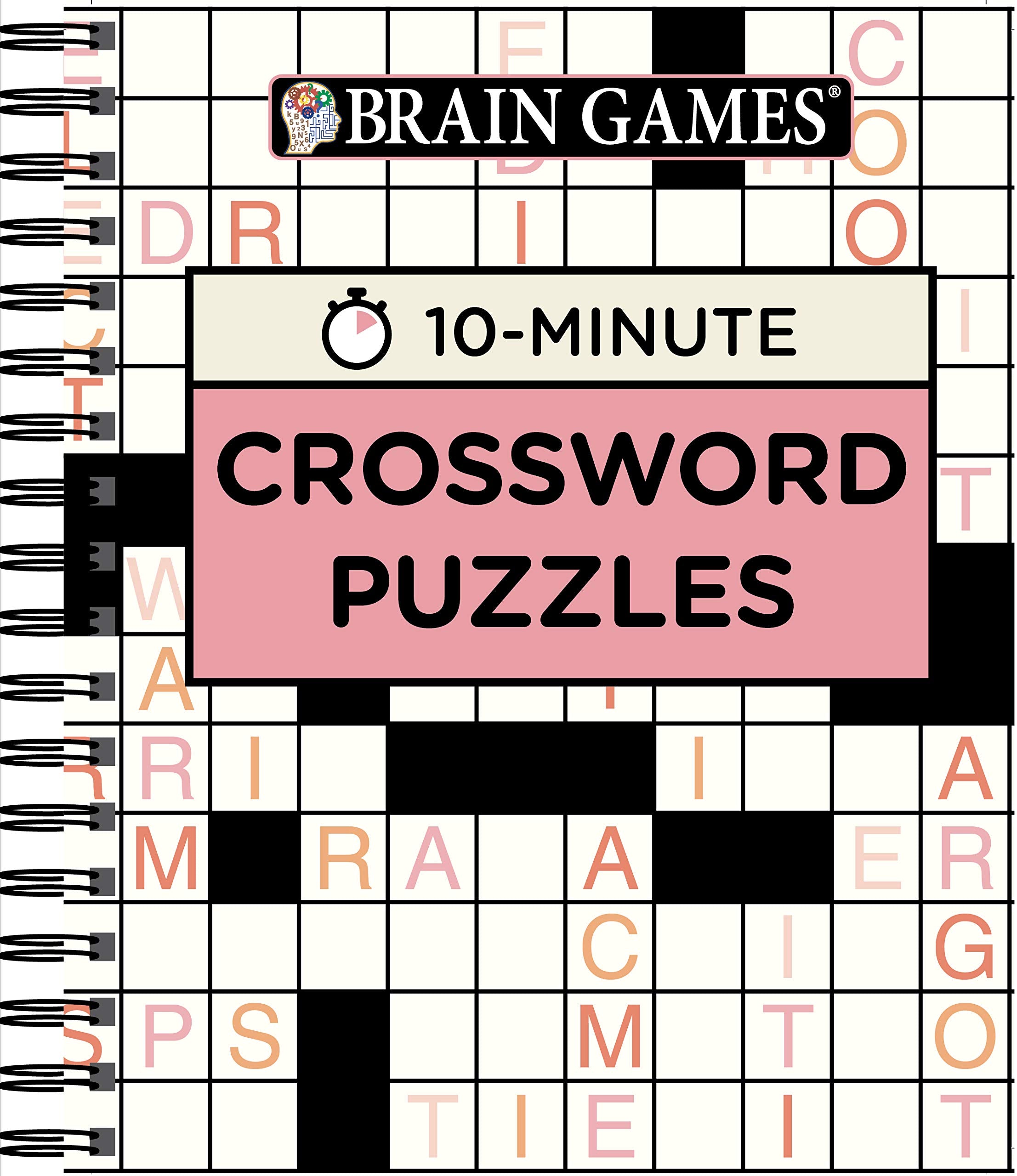 Brain Games  10 Minute: Crossword Puzzles (Pink) (Volume 2),Used