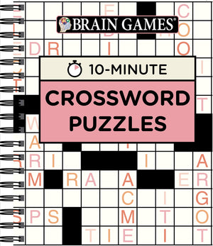 Brain Games  10 Minute: Crossword Puzzles (Pink) (Volume 2),Used