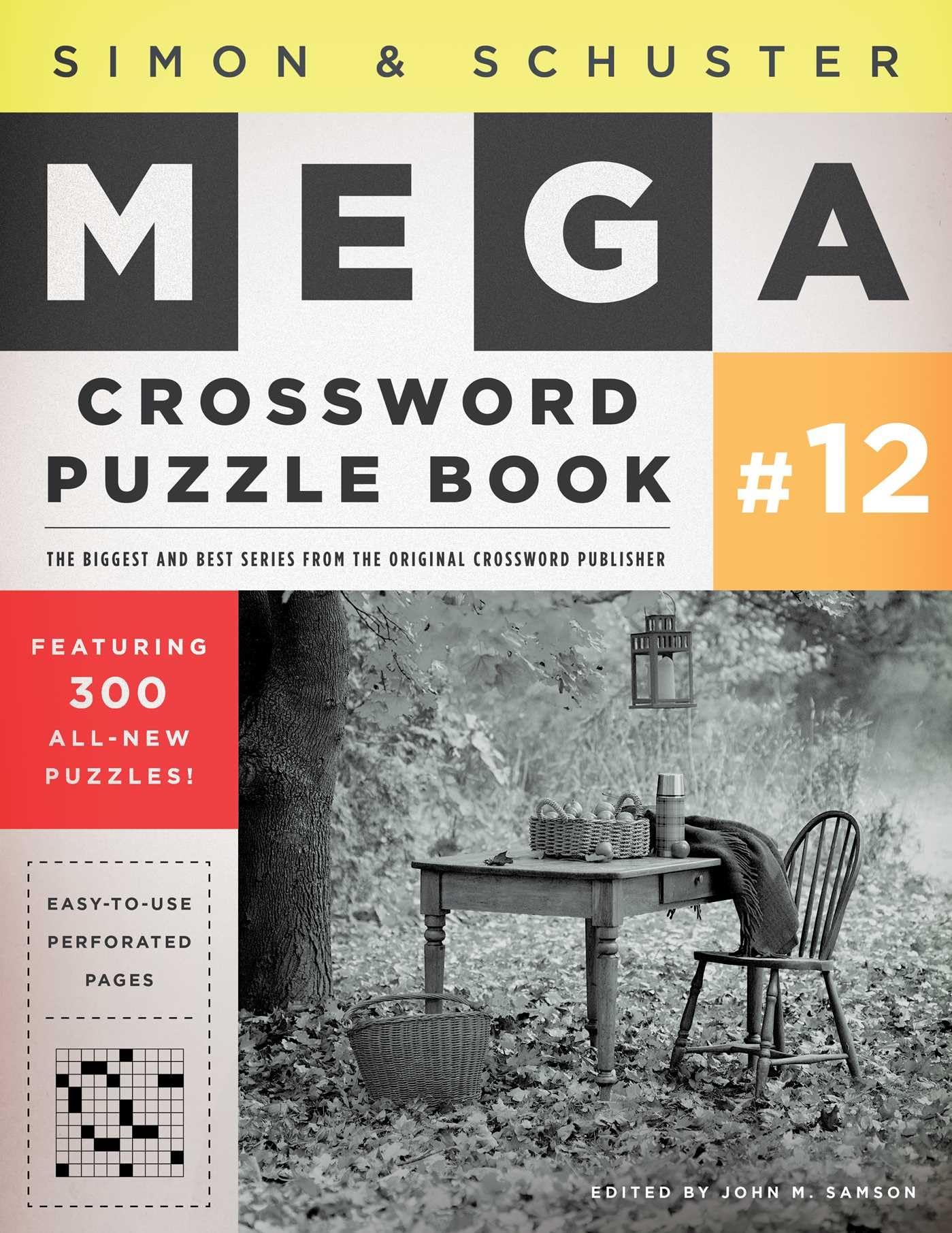 Simon & Schuster Mega Crossword Puzzle Book #12 (12) (S&S Mega Crossword Puzzles),Used