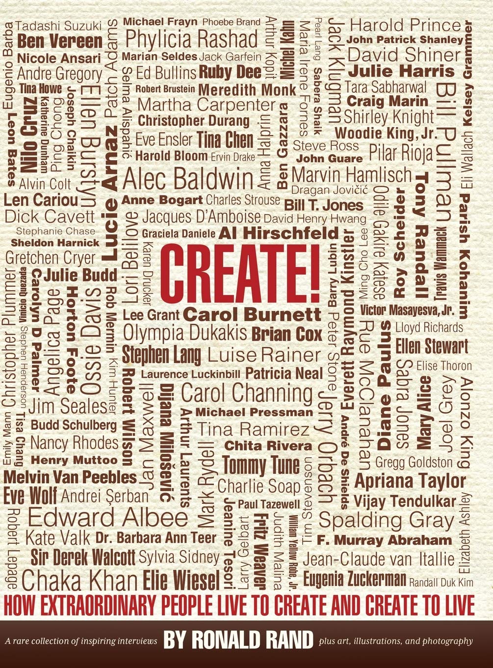 Create!: How Extraordinary People Live To Create and Create To Live,Used