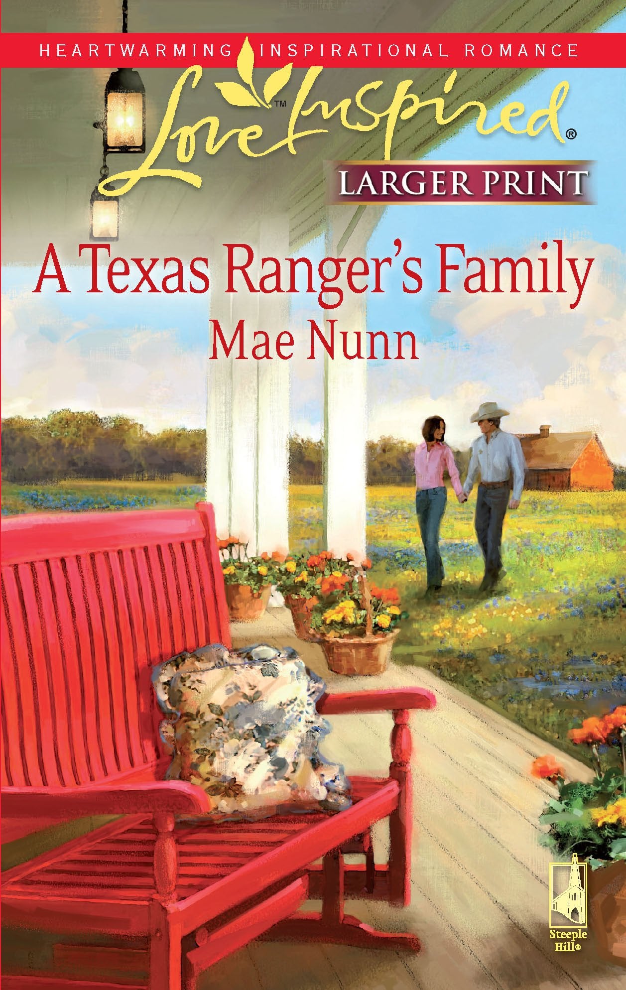 A Texas Ranger's Family (Foster Care Network Series #1) (Larger Print Love Inspired #515),Used