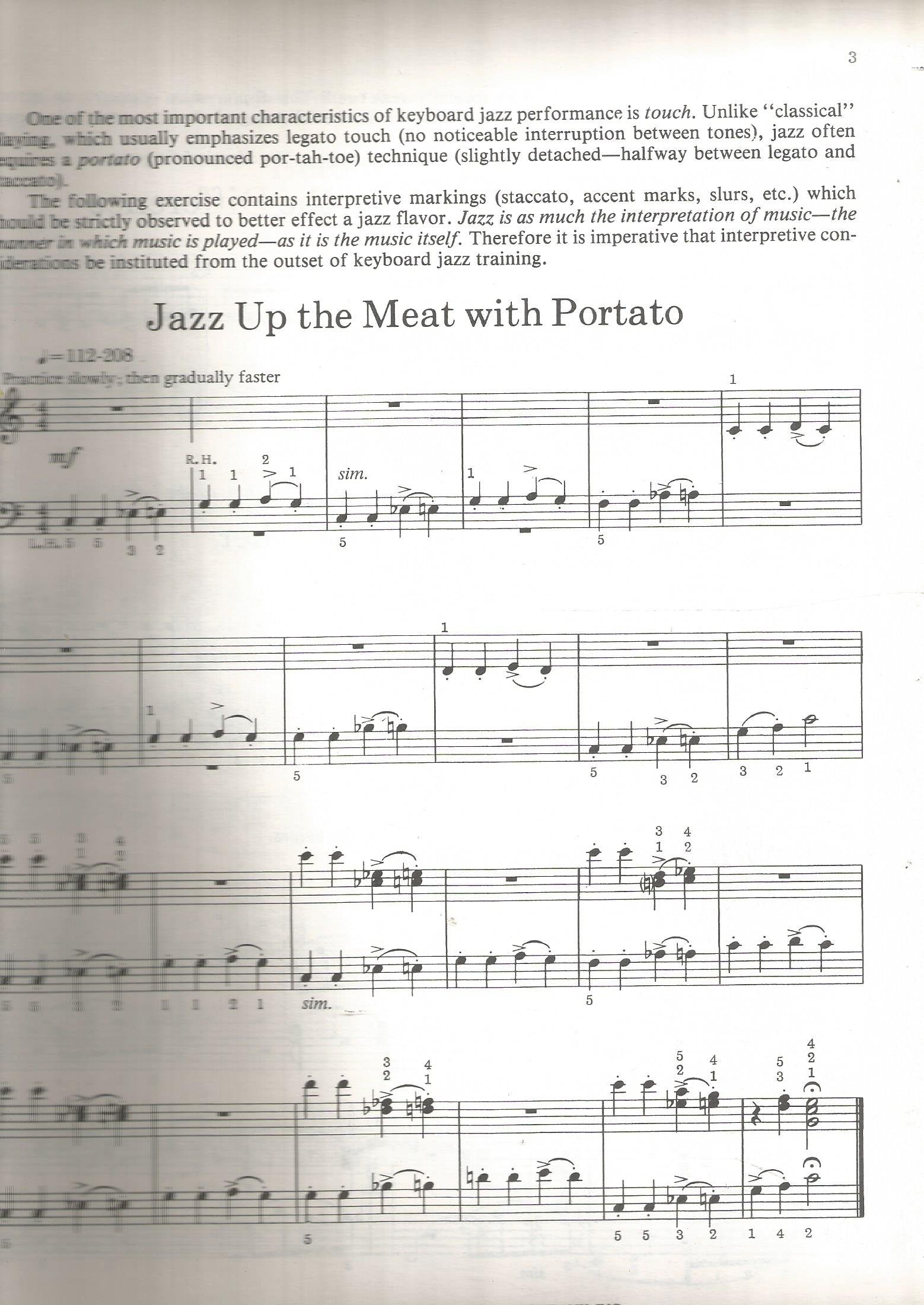 Further Experiences with the Elements of Jazz: Beginning Keyboard Jazz for the Early and Intermediate Levels,Used