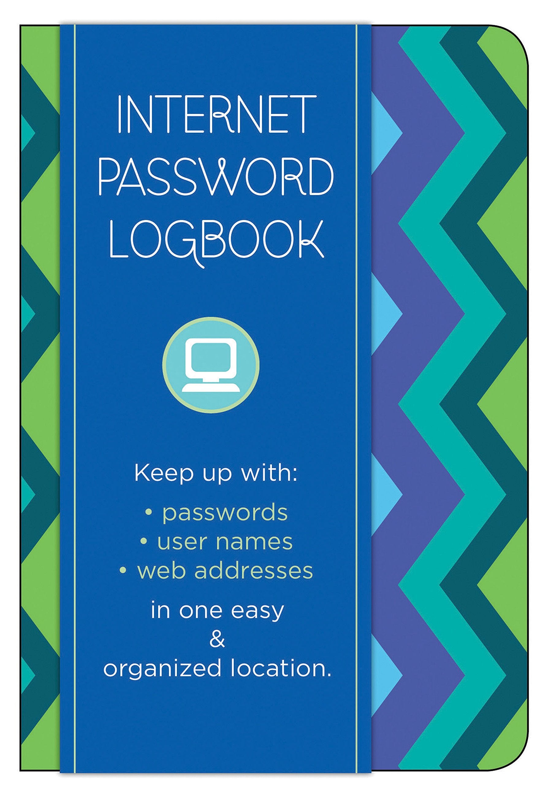 Internet Password Logbook  Pattern Edition: Keep Track Of: Usernames, Passwords, Web Addresses In One Easy & Organized Location