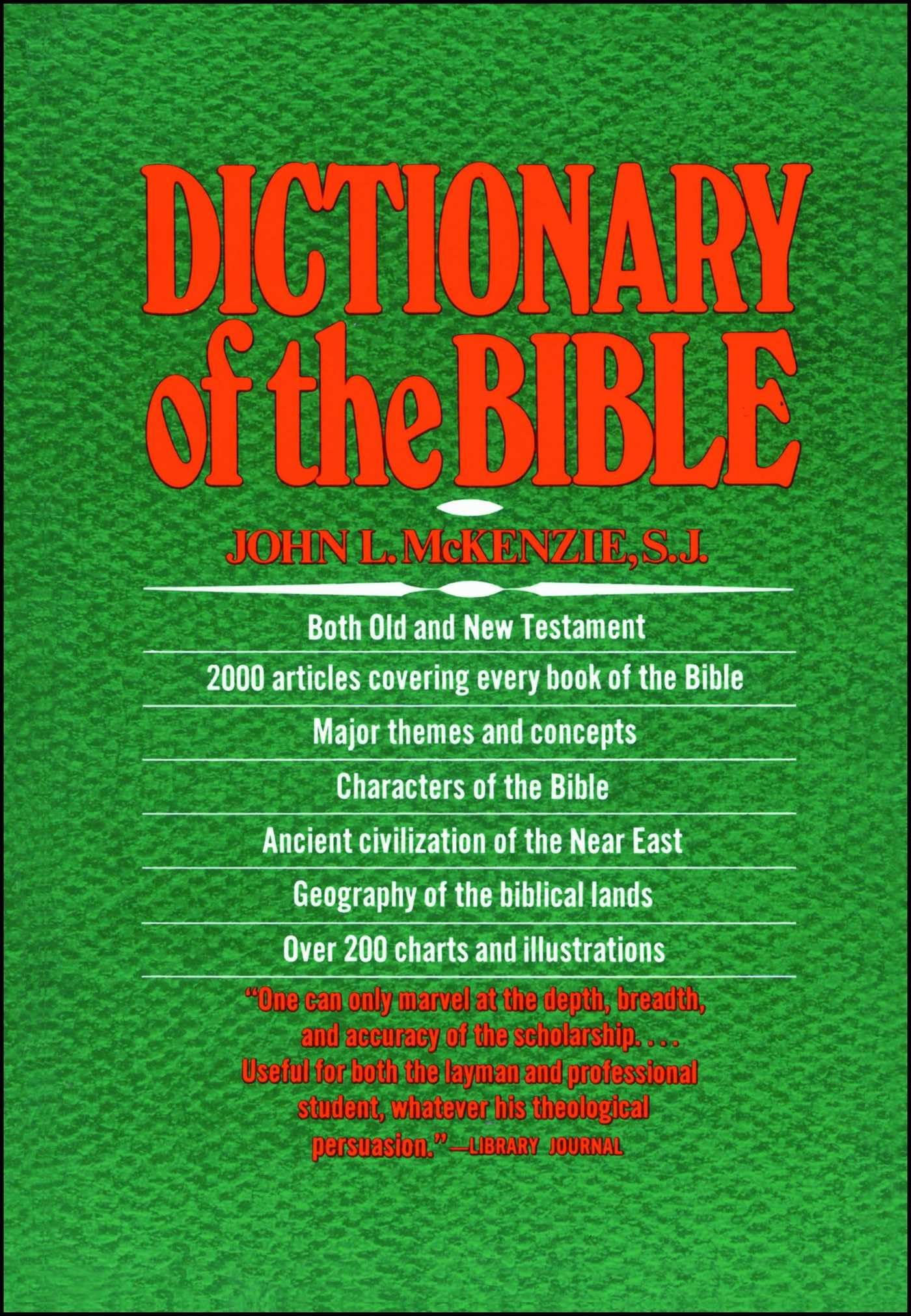 Dictionary Of The Bible,Used