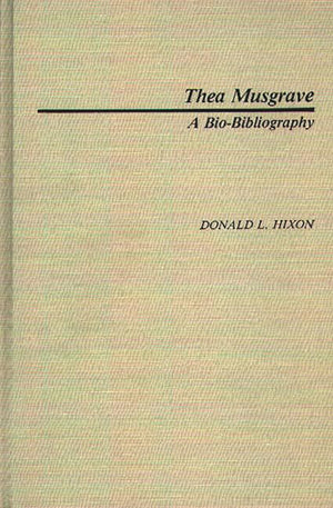 Thea Musgrave: A Biobibliography (Biobibliographies In Music),Used