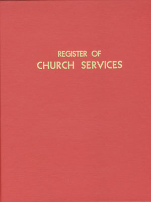 Register Of Church Services: #400