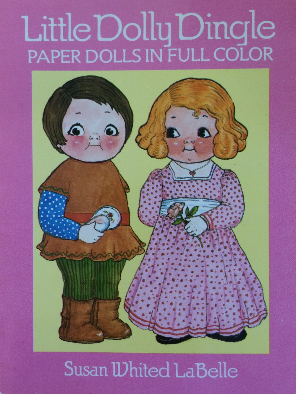 Little Dolly Dingle Paper Dolls in Full Color,Used