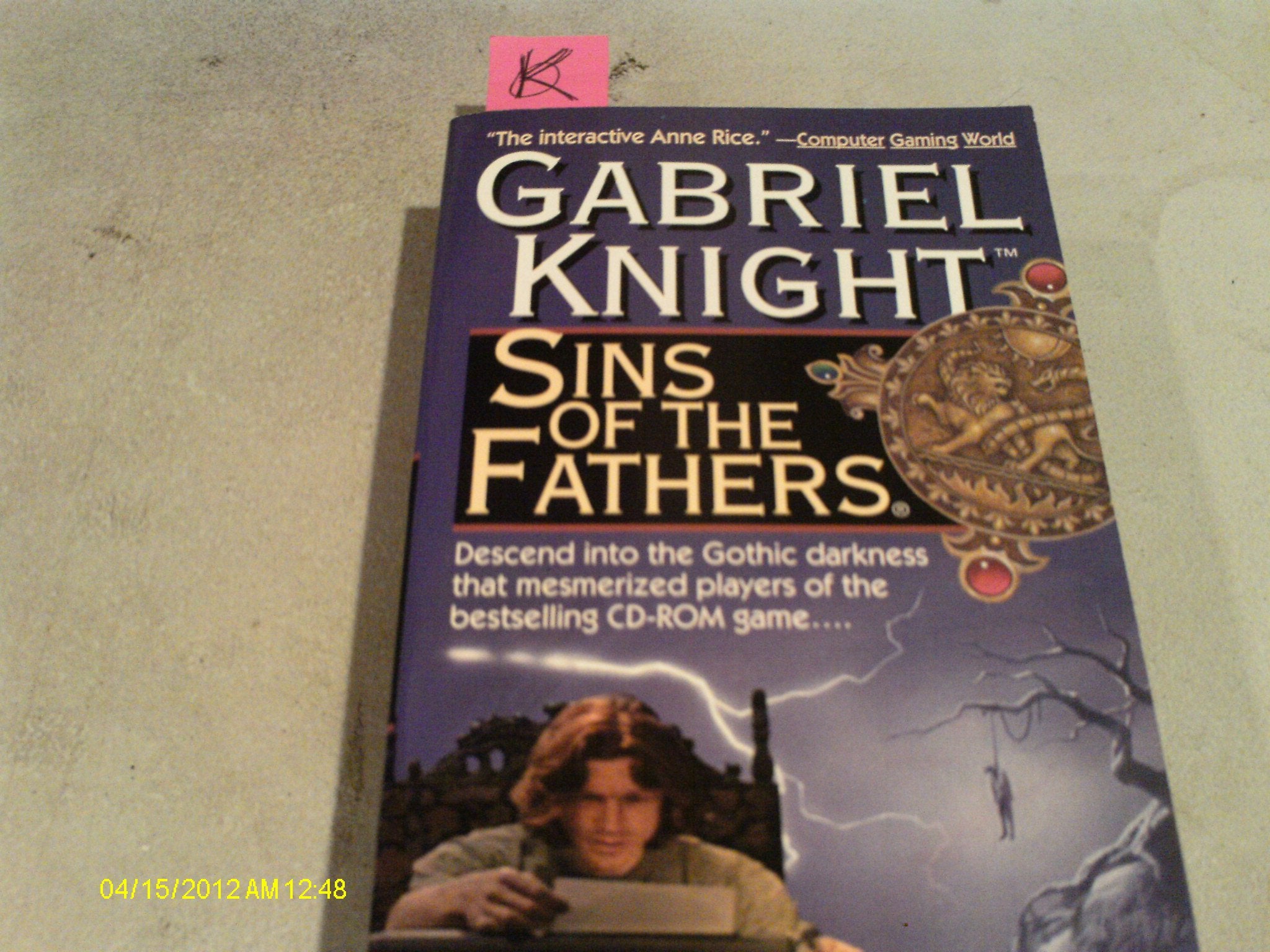 Sins Of The Fathers: A Gabriel Knight Novel,New