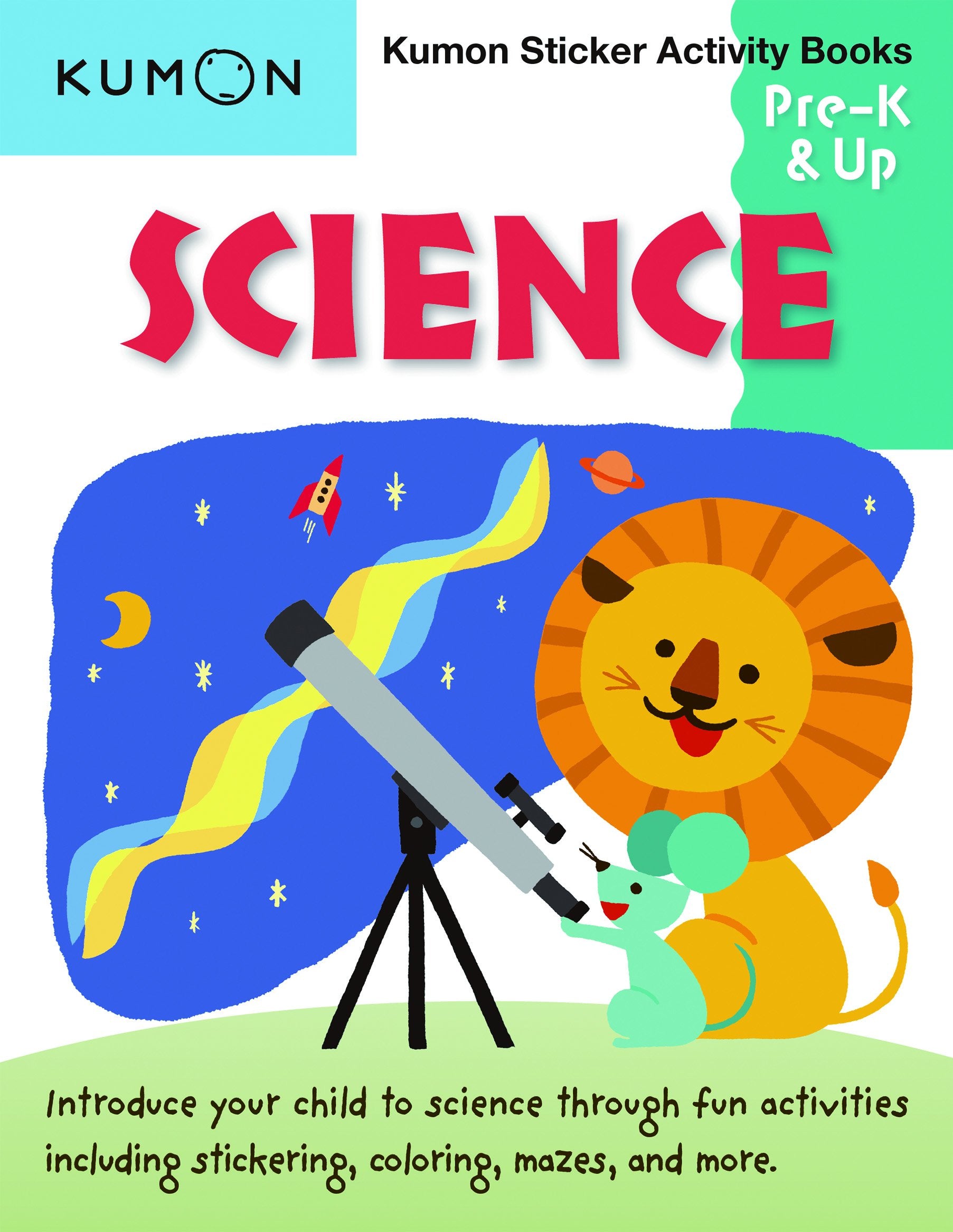 Kumon Pre K & Up Science Sticker Activity Book (Kumon Sticker Activity Books),Used