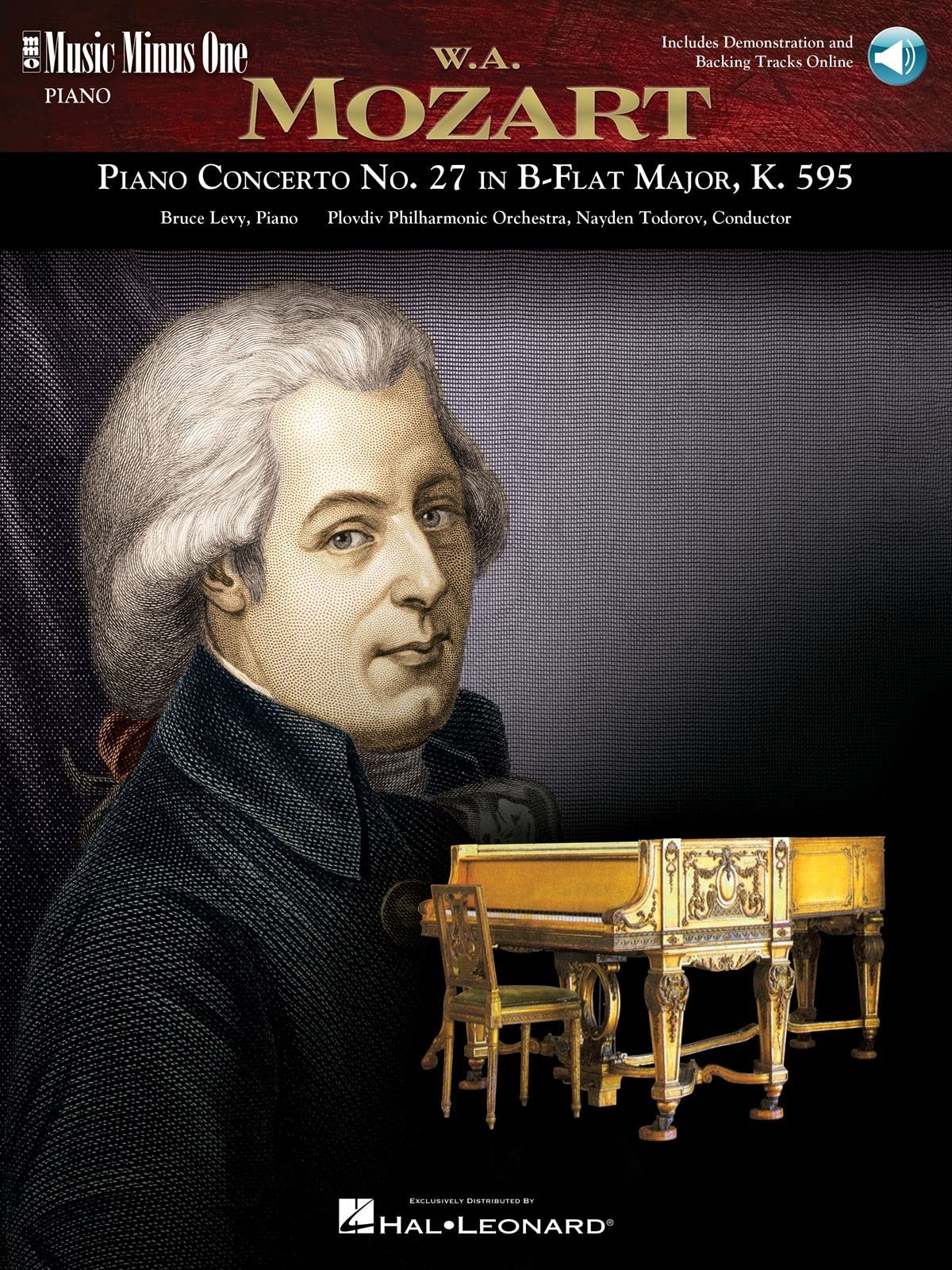 Mozart  Piano Concerto No. 27 in Bflat Major, KV595: Music Minus One Piano,Used
