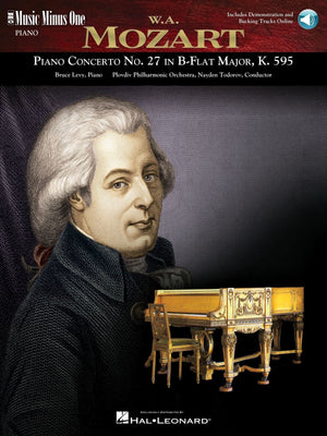 Mozart  Piano Concerto No. 27 in Bflat Major, KV595: Music Minus One Piano,Used