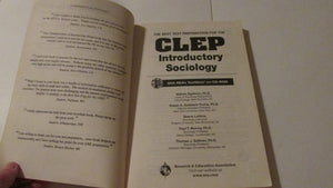 CLEP Introductory Sociology w/CD (REA)  The Best Test Prep for the CLEP Exam (Test Preps),Used