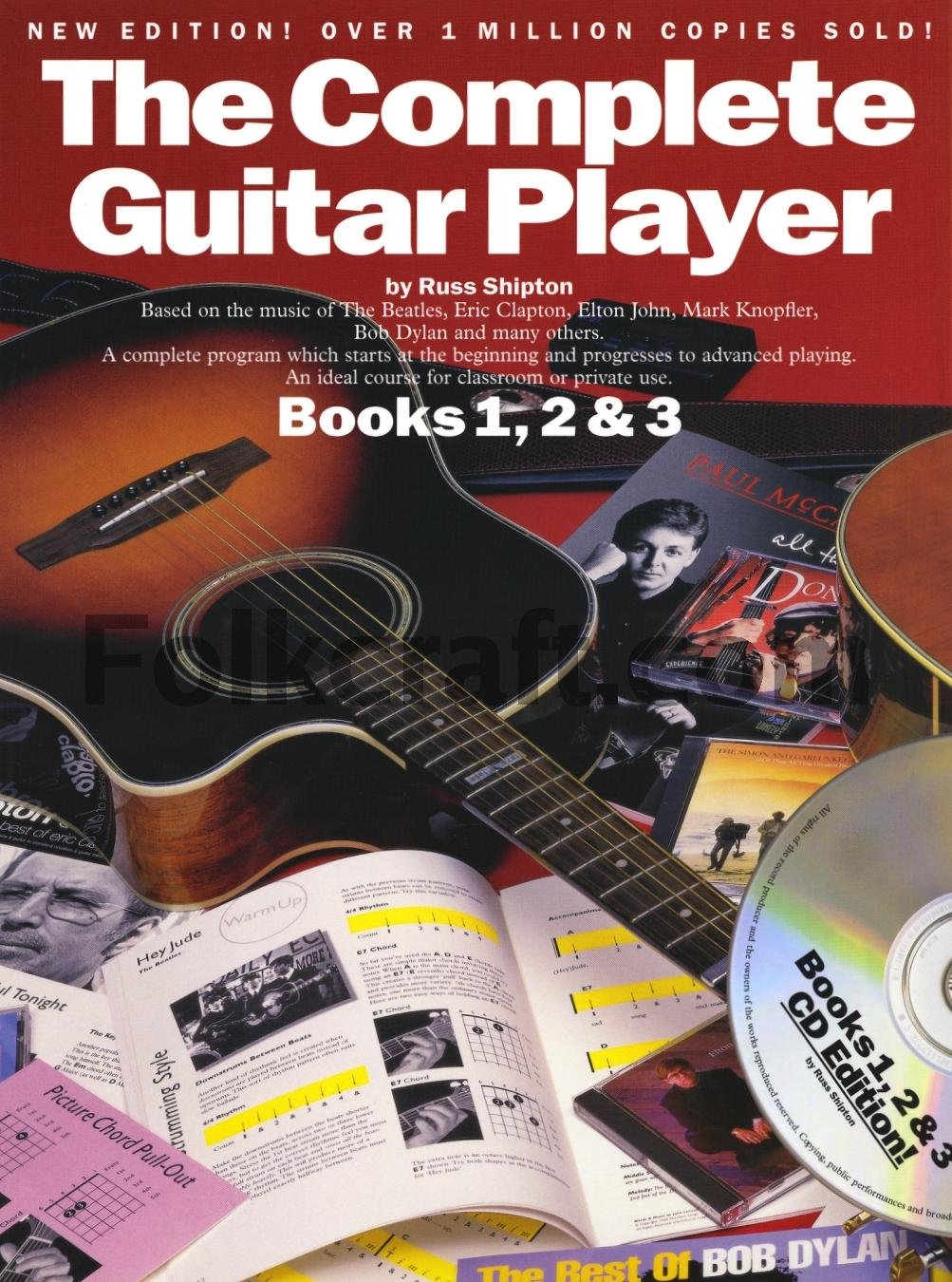 The Complete Guitar Player Books 1, 2 & 3 Omnibus Edition  Book/Online Audio,New