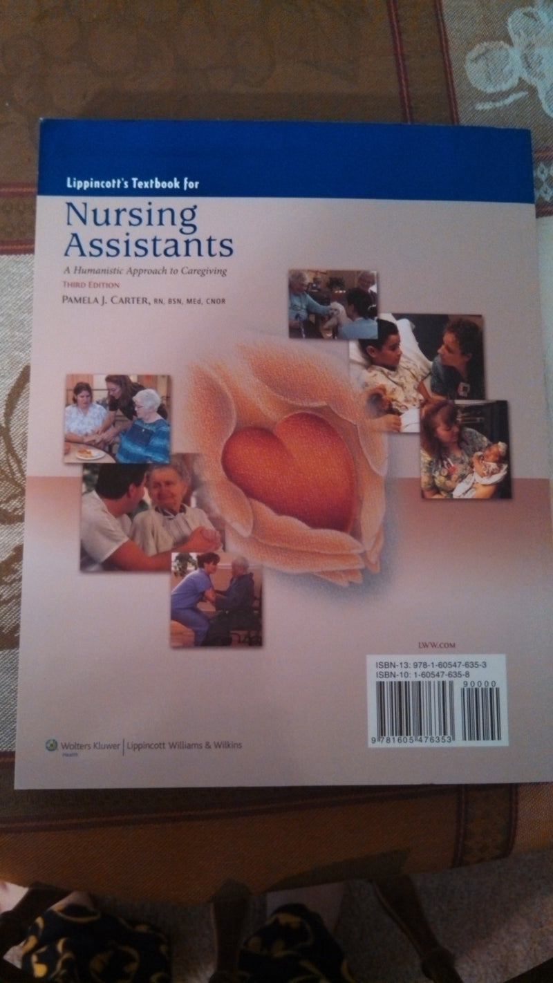 Lippincott's Textbook for Nursing Assistants: A Humanistic Approach to Caregiving,Used