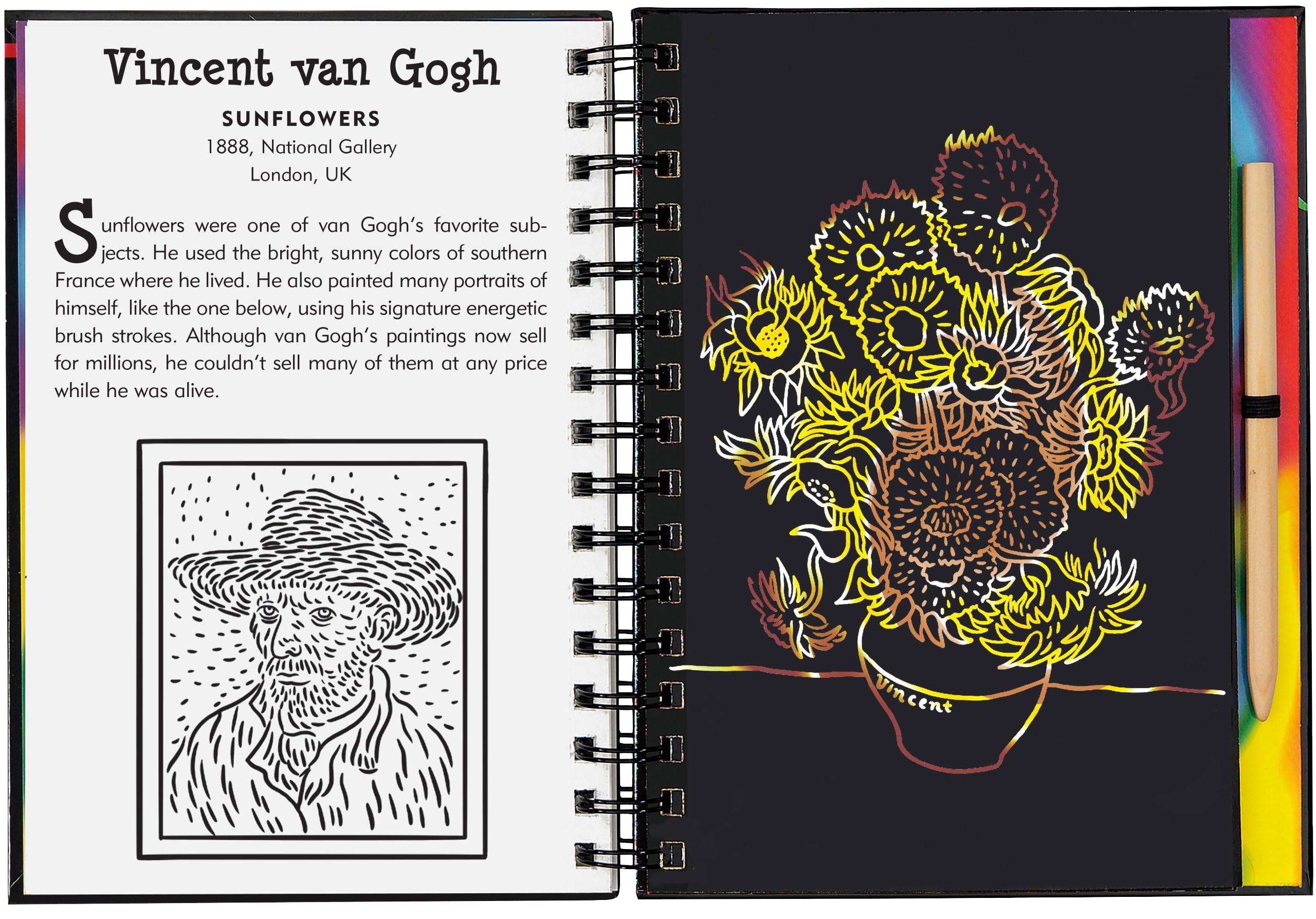 Scratch & Sketch Fine Art (Trace Along),Used