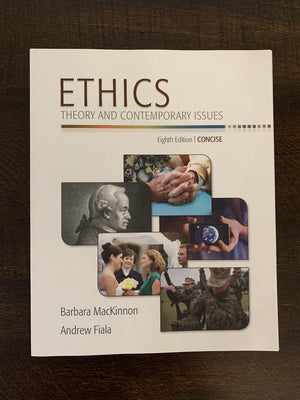 Ethics: Theory And Contemporary Issues, Concise Edition