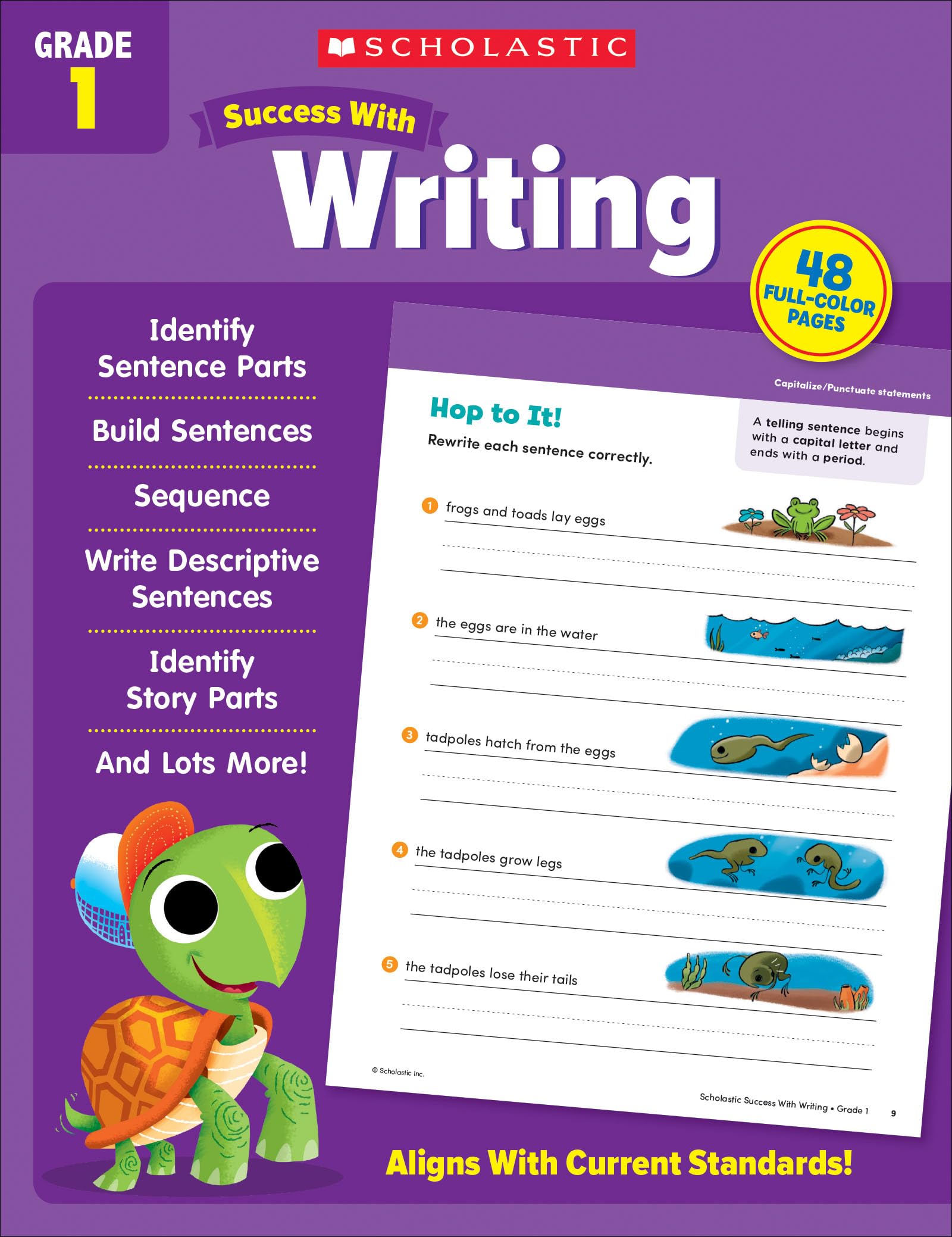Scholastic Success with Writing Grade 1 Workbook,Used