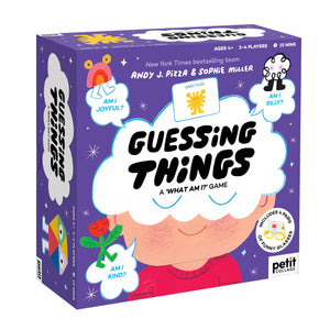 Guessing Things  A What Am I? Game  Family Guessing Challenge For 24 Players, Includes 4 Silly Card Glasses, FastPaced KidS