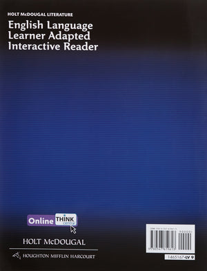 Holt McDougal Literature: Ell Adapted Interactive Reader Grade 9,Used