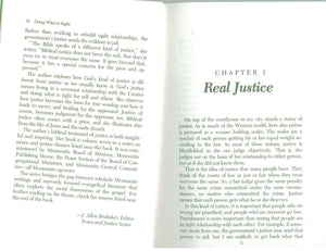 Doing What Is Right: What the Bible Says About Covenant and Justice (Peace and Justice Series, Vol 7),Used