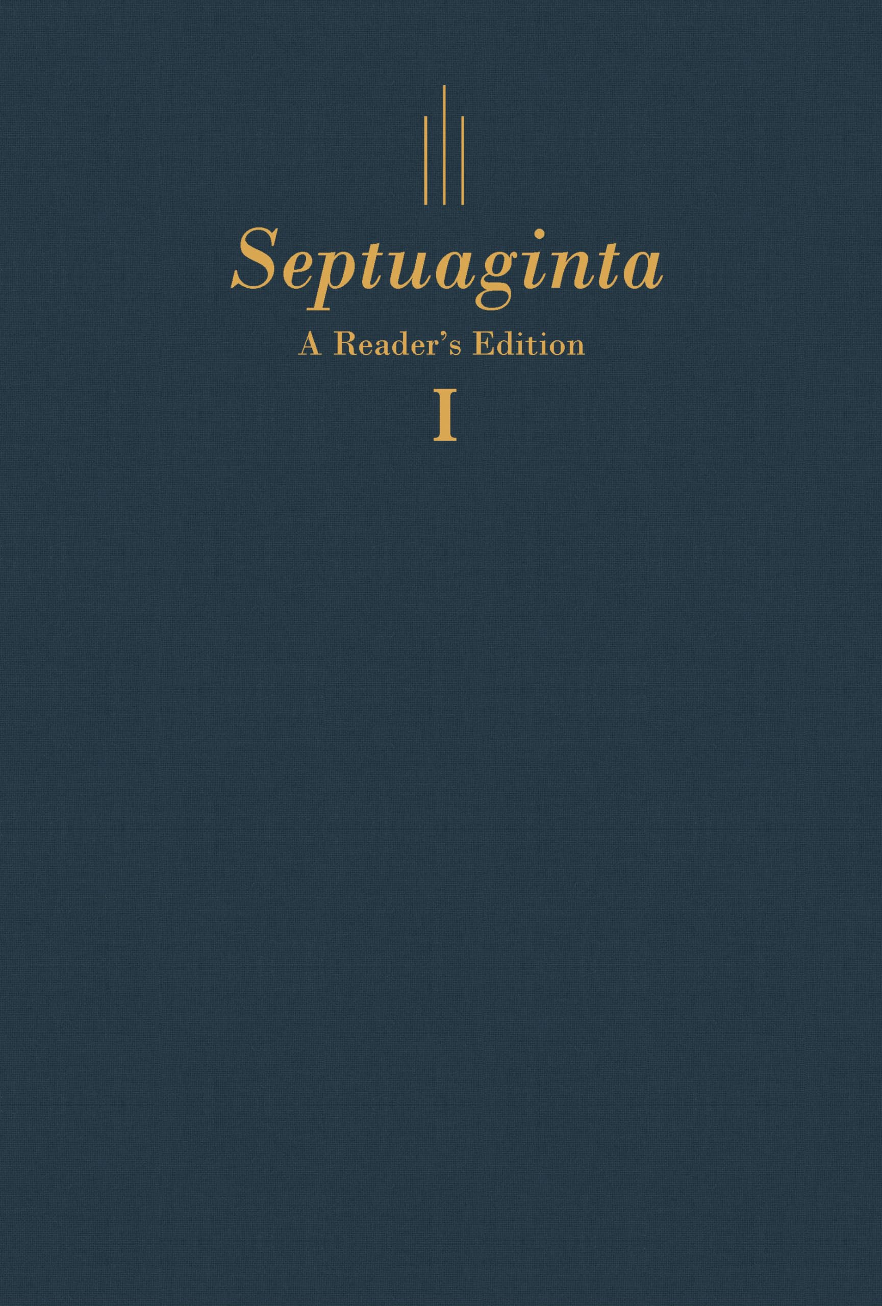 Septuaginta: A Reader's Edition,New