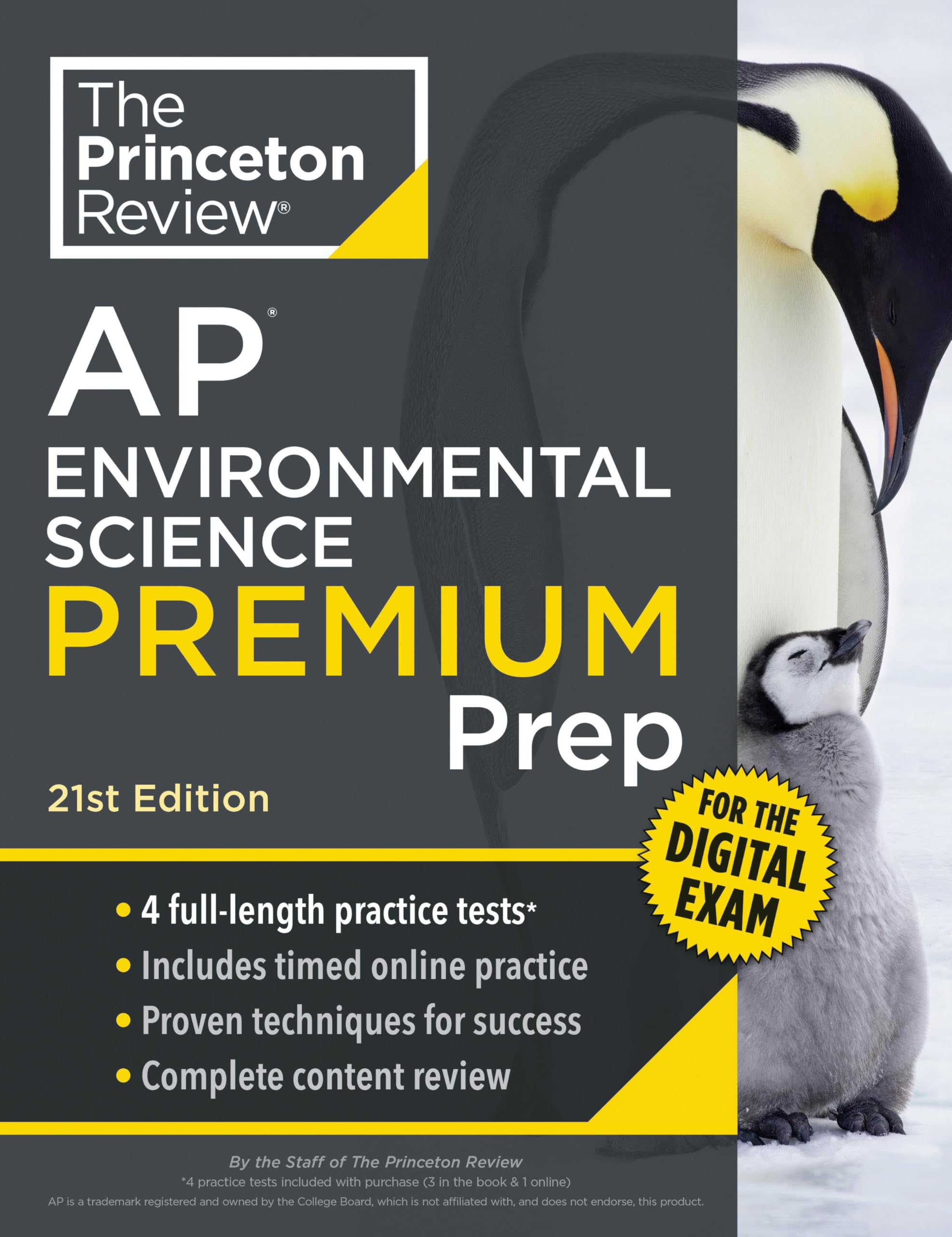 Princeton Review Ap Environmental Science Premium Prep, 21St Edition: 5 Practice Tests + Digital Practice Online + Content Revie