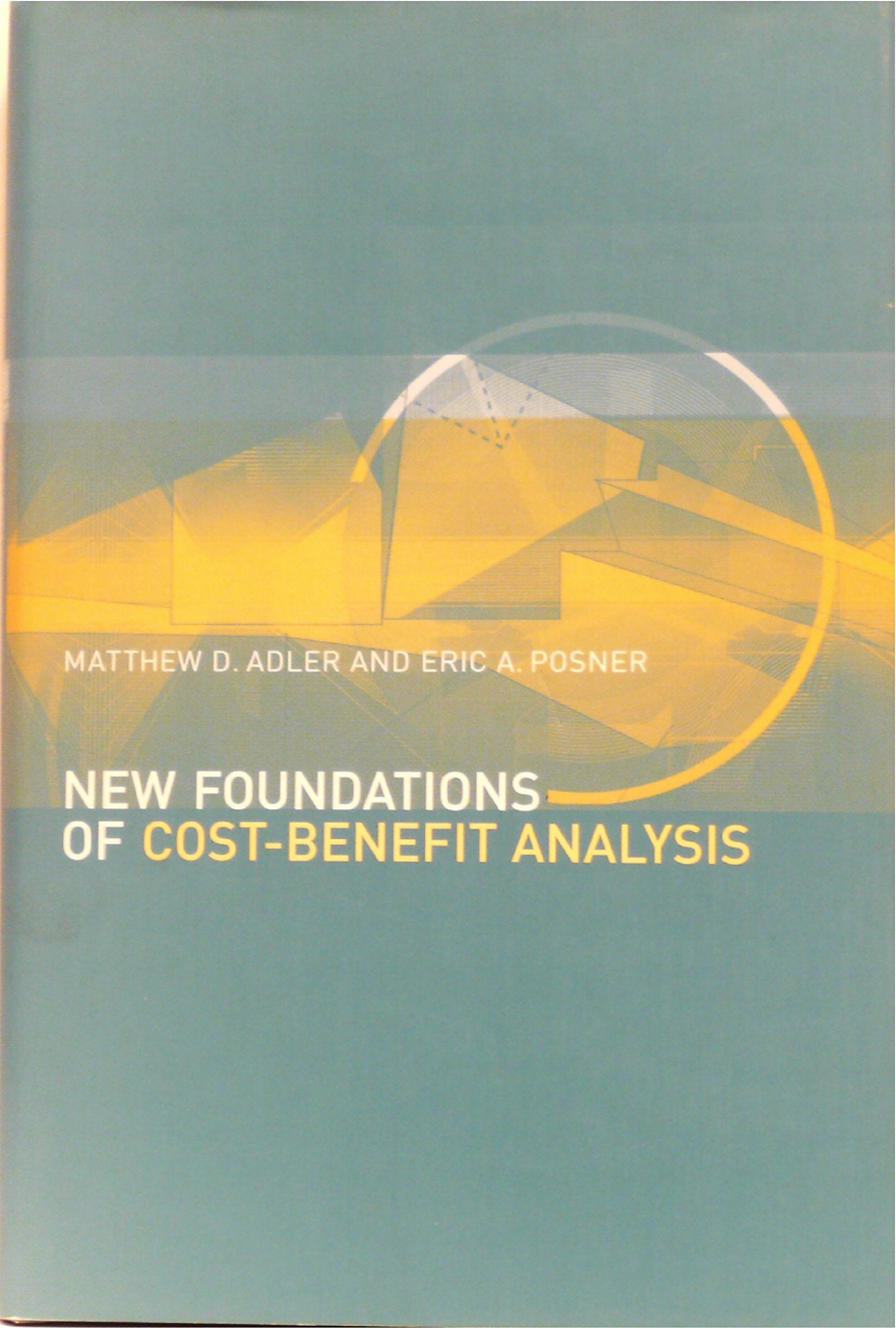 New Foundations Of Costbenefit Analysis,New