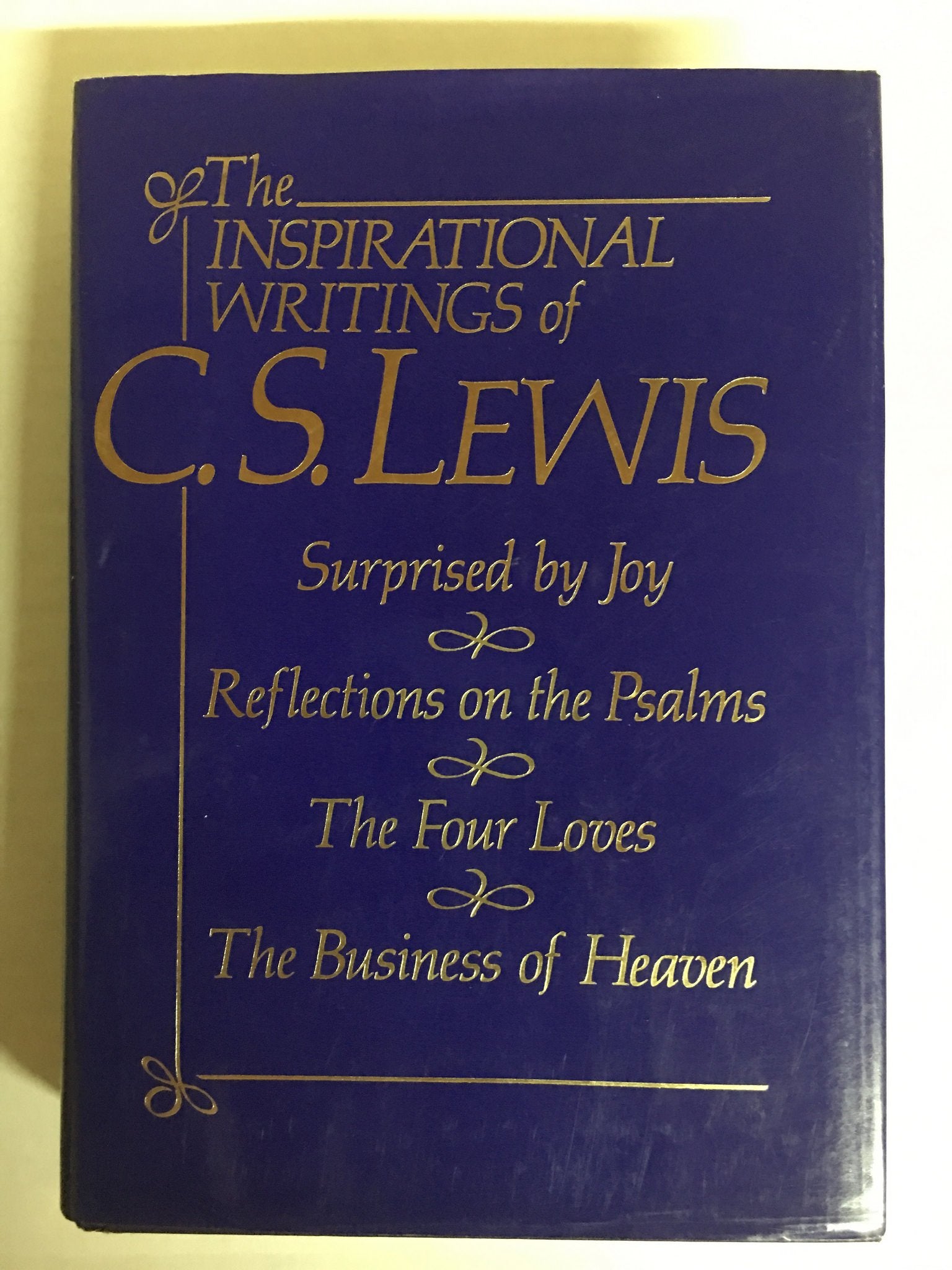 Inspirational Writings of C.S. Lewis: Surprised by Joy, Reflections on the Psalms, the Four Loves, the Business of Heaven,Used