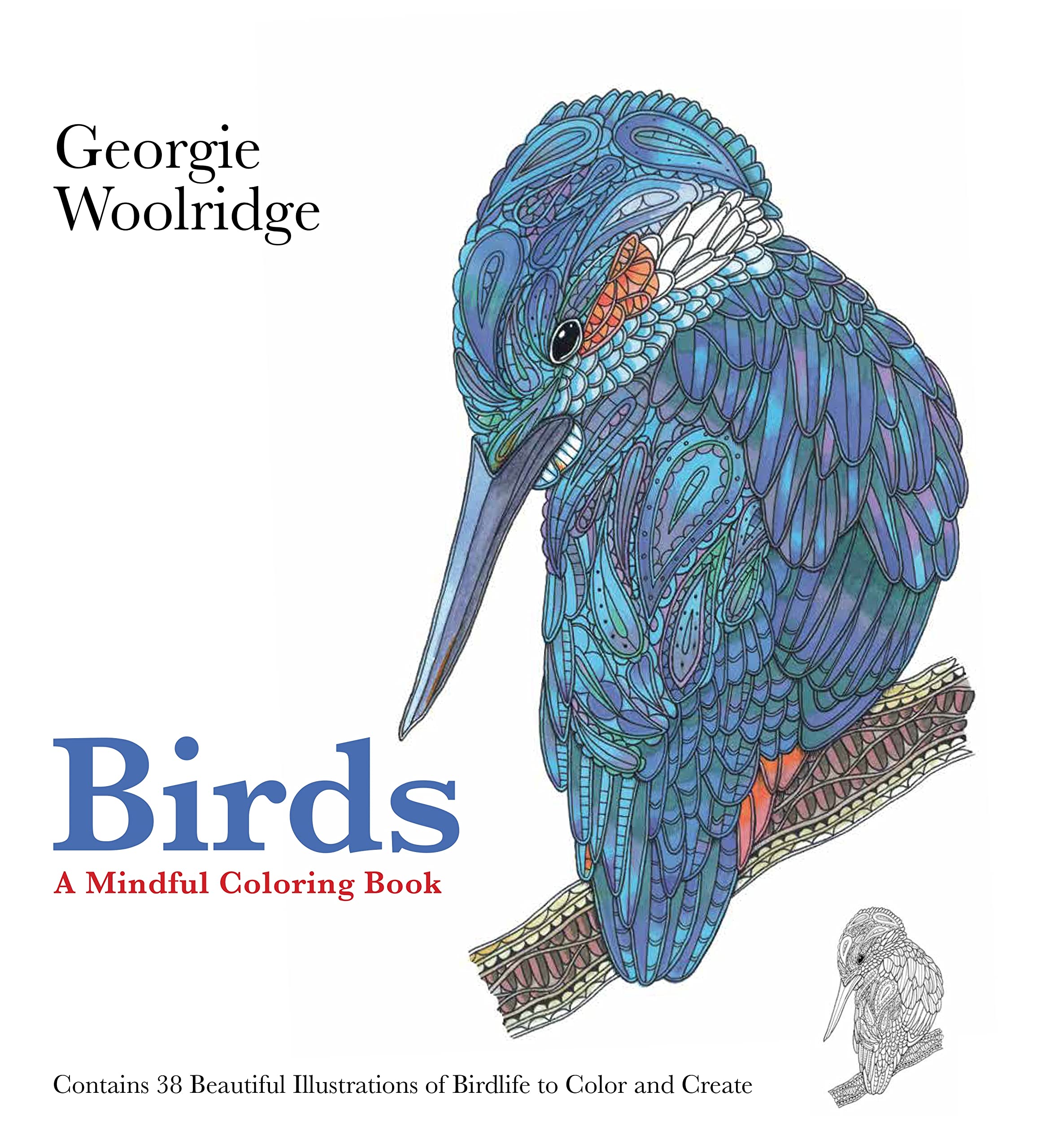 Birds: A Mindful Coloring Book,Used