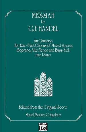 Messiah: SATB Chorus & Soli, Comb Bound Book (Belwin Edition),Used