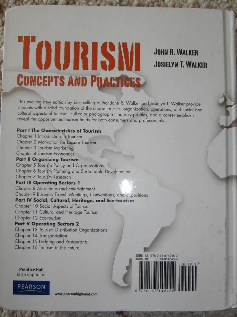 Tourism: Concepts and Practices,Used